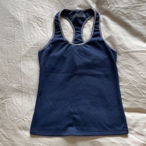 Outdoor Voices Navy Tank with built in bra